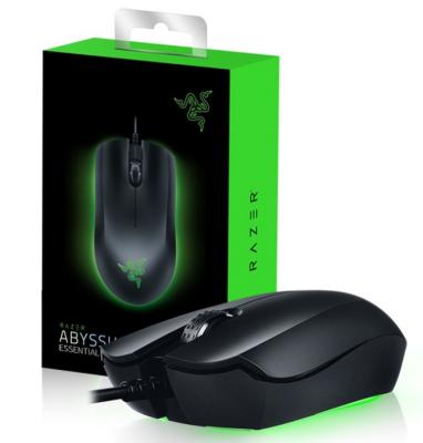 China Razer Abyssus Gaming Mouse 7200 DPI Gaming Essential Wired Optical Mouse with 3 Hyperesponse Buttons for sale