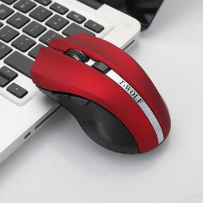 China T Wolf Q5 Desktop Mouse Mute 6 Portable Wireless Key Laptop Peripherals Silent USB Gaming Mouse for sale