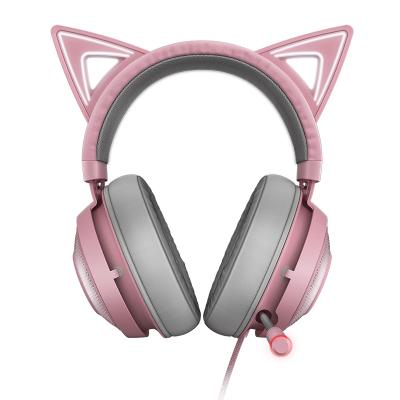 China Perfect Sound Razer Kraken Kitty RGB USB THX 7.1 Spatial Surround - Sound Gaming Headset for sale