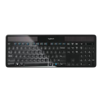 China Logitech K750 Radio 2.4GHZ Unification Technology Wireless Solar Powered Wireless Keyboard for PC Desktop Laptop Desktop for sale