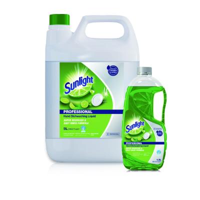 China Wholesale Stocked Officially Licensed Organic Sunlight 5L Dishwashing Liquid for sale