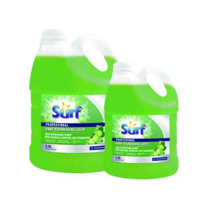 China Stored Wholesale Officially Licensed 1.5L Surf Lime Smell Dishwashing Liquid for sale