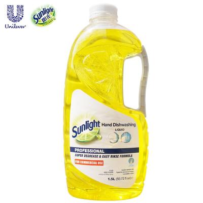 China Stored Wholesale Officially Licensed 1.5L Sunlight Hand Dishwashing Liquid for sale