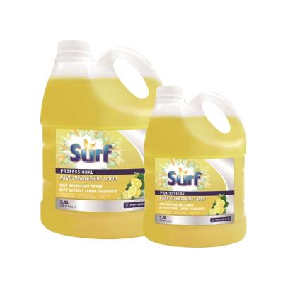 China Stocked Wholesale Officially Licensed Surf 1.5L Dishwashing Liquid Detergent for sale