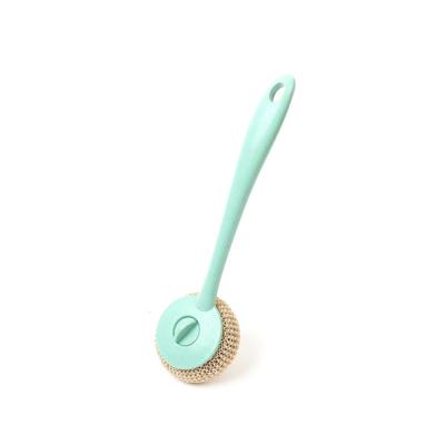 China Viable Wholesale Biodegradable Wheat Straw Kitchen Cleaning Brushes for sale