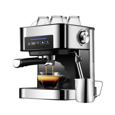 China Hotel Best Quality Latte Cappuccino Coffee Maker Electric Coffe Machine Espresso Coffee 6863 for sale