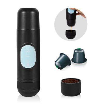 China Outdoor Espresso Mini Portable Coffee Maker Hotel Travel Espresso Coffee Machine Camping Cafeteira for sale