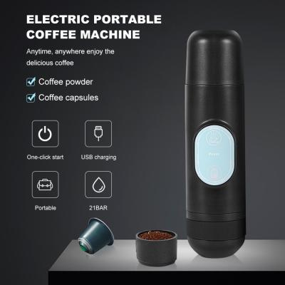 China Outdoor Automatic Espresso Mini Portable Camping Coffee Maker Hotel Coffee Machine Coffee Maker Cafeteira for sale