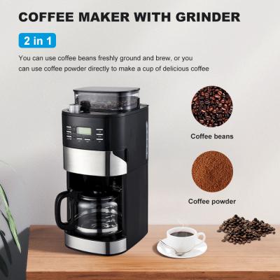 China Steam Makers For Milk Frother / Top Heating Plate / Automatic Coffee Machine Fully Automatic Cappuccino Coffee Top Quality Interrupt Machine Multi Use Coffee Machine With Grinder for sale