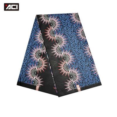 China 2022 New Arrivals African Wax 6 Yards ACI 2022 New Arrivals Polyester Wax Fabric African Fabric Fire Retardant Wrapping Fabric/Piece For Quilting for sale