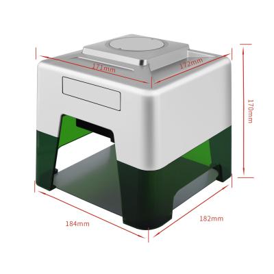 China Laser Engraving Portable New Design Desktop Compact QR Code DIY Laser Engraving Machine for sale