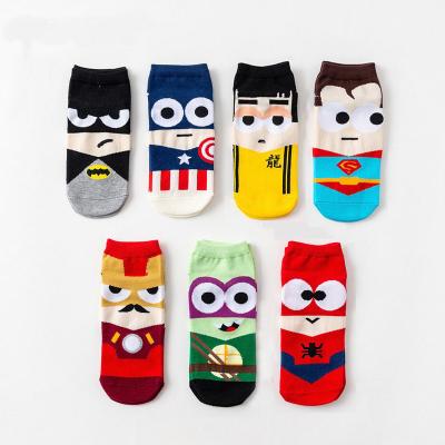 China Captain USA QUICK DRY men's socks fashion superhero league boat bumps QUICK DRY men's socks for sale