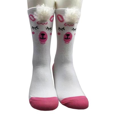 China 2021 New Autumn Women Cotton Socks In Ear Tube QUICK DRY Cute Animal Sheep Knock Pots Cartoon Soft QUICK DRY Girl for sale