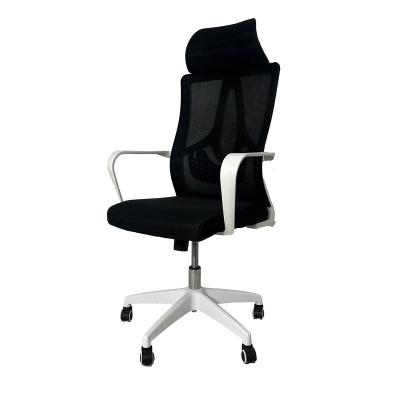 China Adjustable (height) Ergonomic Back Swivel Desk Computer Chair Executive Manager Mesh Office Chair With Headrest for sale