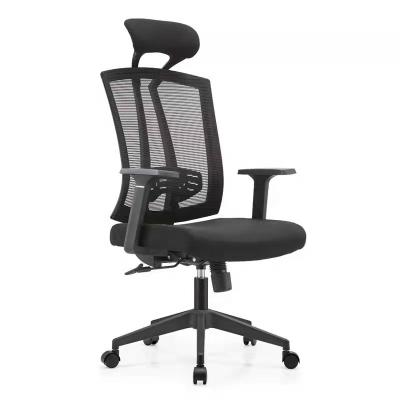 China Adjustable (height) Wholesale Adjustable Meeting Visitor Chair With Headrest Executive Swivel Mesh Office Chair for sale