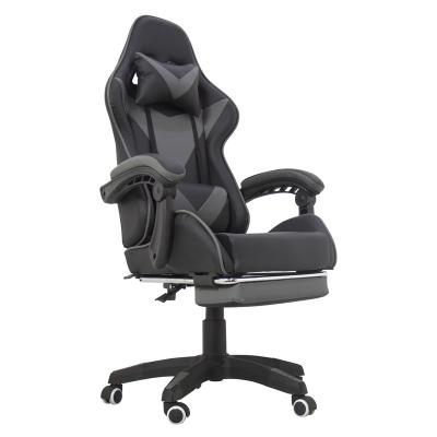 China Adjustable (height) Wholesale Computer Gaming Office Chair With Footrest pu leather Adjustable Swivel  Executive game chair for sale