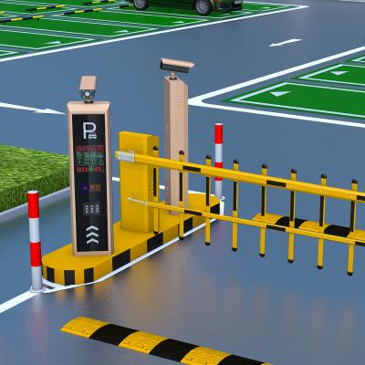 China Anti-Corrosion Barrier Gate Boom Price Automatic 90 Degree Folding Arm Barrier Gate Parking Lot Boom Barrier System Gate for sale