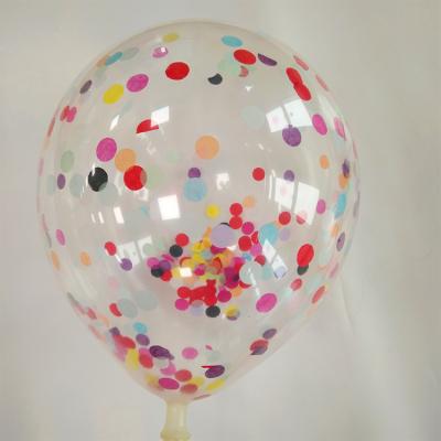 China Transparent Foam Balloon Decoration Latex Decoration Confetti Pearl Balloons Ball Material For Party Decor for sale