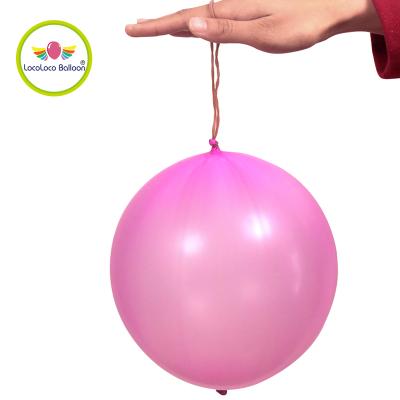 China Pat Balloon Toy Manufacturer Colorful Latex Punch Balloons Advertising Hand Toy Children Toy Punch Balloon Advertising for sale