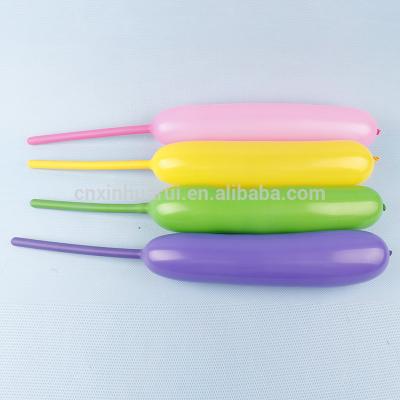 China Advertising Toy Advertising of toy latex natural inflatable straight tube magic balloon for sale