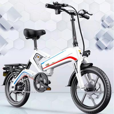 China Magnesium alloy electric bicycle for adults Magnesium alloy frame foldable electric brake China made electric bicycle for sale