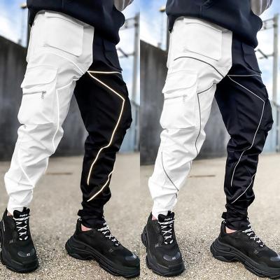 China New Design QUICK DRY Men's Thoughtful Cargo Pants Shapes Streetwear Man Loose Fit Cargo Pants Plus Casual Pants Big Waist Pockets Pants for sale