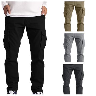 China QUICK DRY Mens Cargo Pants Work Wear Cargo Pocket Full Pants Casual Men Increasing Trousers Outdoor Pants Cargo Chino Pants for sale