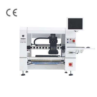 China SMT Pick and Place Machine with 4 Groups of Mounting Heads 4 Lndependent Servo Motor Control New Arrival CHM-550 for sale