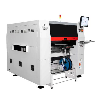 China TS10 Produktionslinie Automatisierte Pick-and-Place-Maschine mit Montagegeschwindigkeit 42000CPH optimal zu verkaufen