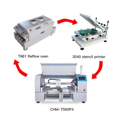 China linha de produção de 3500W SMT de Charmhigh em produção de grupo avançada de SMT da configuração alta de China à venda