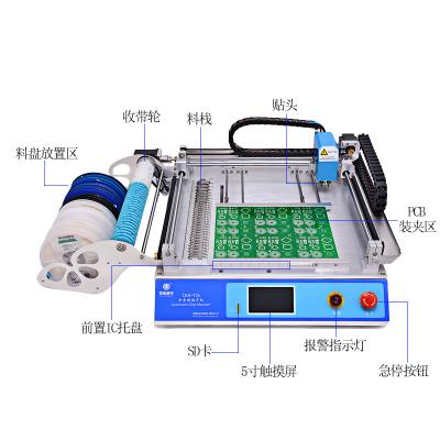 中国 2つの頭部CHM-T36が付いている良質SMTの一突きそして場所機械 販売のため