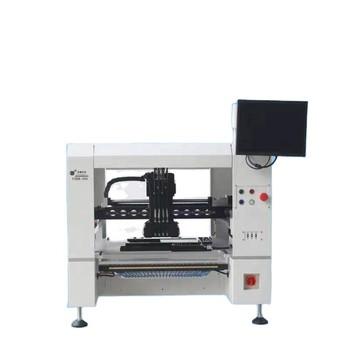 China CHM-550 Desktop Built In Computer SMT Pick And Place Machine 4 Heads 5500cph for sale