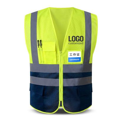 China Multi Pockets Hi Vis Reflective Mesh Breathable High Visibility Workwear for sale