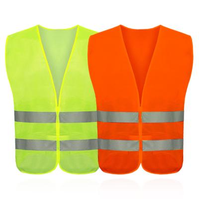 China High Quality Durably Reflective Reflective Vest Safety Wear 100% Polyester Work Vest For Men/Women for sale