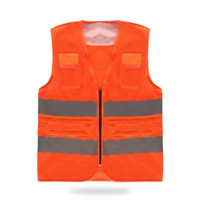 China Custom High Visibility Multi Pockets Hi Vis Reflective Safety Vest With Reflective Markings for sale