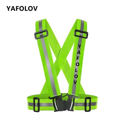 China High Quality Visibility YAFOLOV Safety High Reflective Tape High Visibility Safety Vest For Working for sale