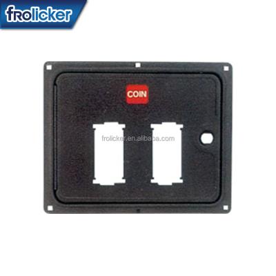 China American style double coin selector door with microswitch for arcade cabinet/casino machine/cabinet 35.2cm X 28.2cm slot game for sale