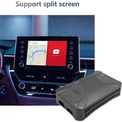 China New China-chic Carplay AI box Android 11.0 for universal cars support HD output auto carplay phone / wireless Android die-cast built-in GPS for sale