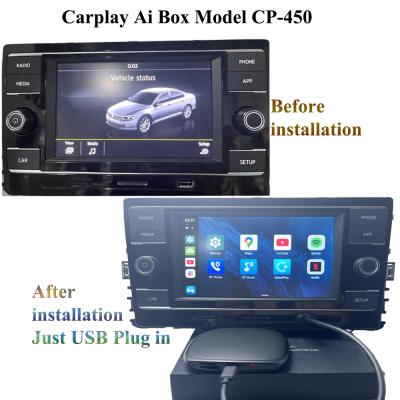 China China-Chic New Car Smart Box For Universal Cars Carplay Update To Android Qualcomm 8 Core ApplePie Mini Box for sale