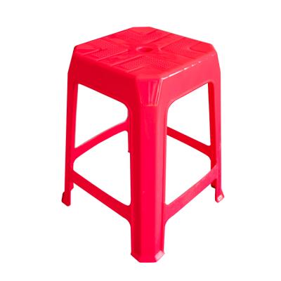 China 2021 factory high quality traditional household square pp comfortable plastic high stool for sale