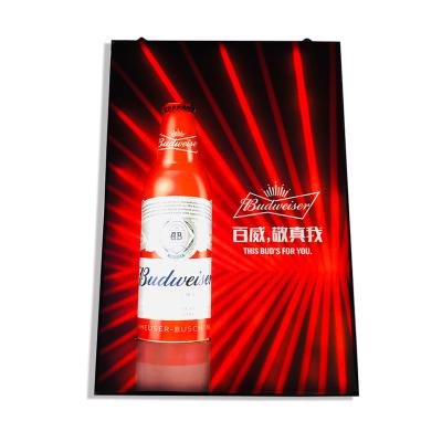 China Advertising Light Box Slim Dynamic Image Railroad Station LED Display LED Profile Flashing Backlit Aluminum Frame for sale