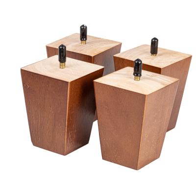 China 2021 Factory Direct New Modern Furniture Modern Wooden Legs Adjust Furniture Cabinets Leg Sofa Feet Reliable Wooden Furniture Accessory for sale