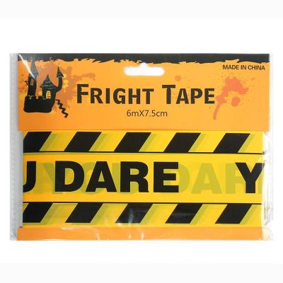 China Eco - Friendly Eco - Friendly Custom Design New Multi - Function Halloween Fright Tape , Cheap Precaution Tape for sale