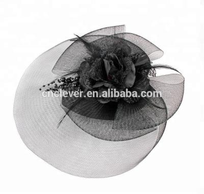 China eco-friendly fascinators eco-friendly women wedding hats hair accessories party elegant sinamay church hats for sale