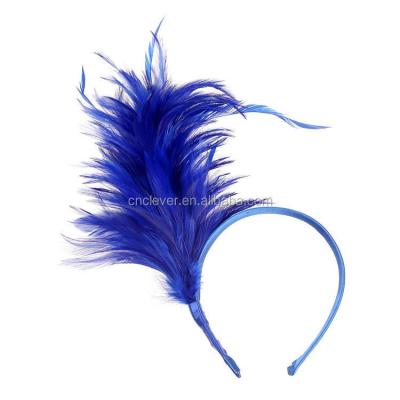 China New Coming Eco-Friendly Eco-Friendly Custom Design Funny Feather Hair Flowers Headdress for sale