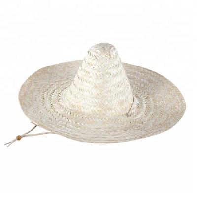 China New hot sale striped style striped sombrero colorful Mexican hat Mexico Straw Hat for sale