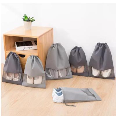 China Factory Supply Foldable And Washable Shoe Bag Dust Eco Friendly Shoe Bag For Travel for sale