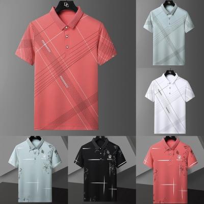 China 2023 fashion men's leisure anti-wrinkle china factory summer new high quality all shir polo shirt trend breathable comfortable for sale