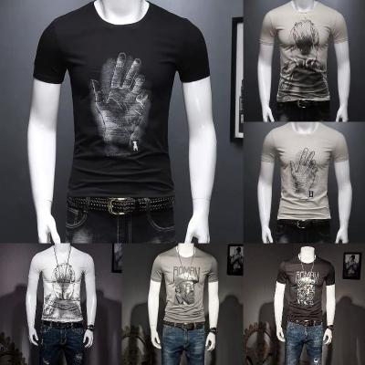 China Anti-wrinkle Chinese factory manufactures high quality fashion designer men's T-shirt loose popular wholesale for sale