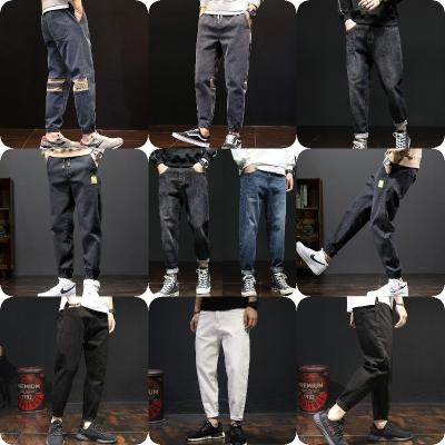 China High quality new men's breathable jeans 2023 new spring pants straight large size men's jeans for sale